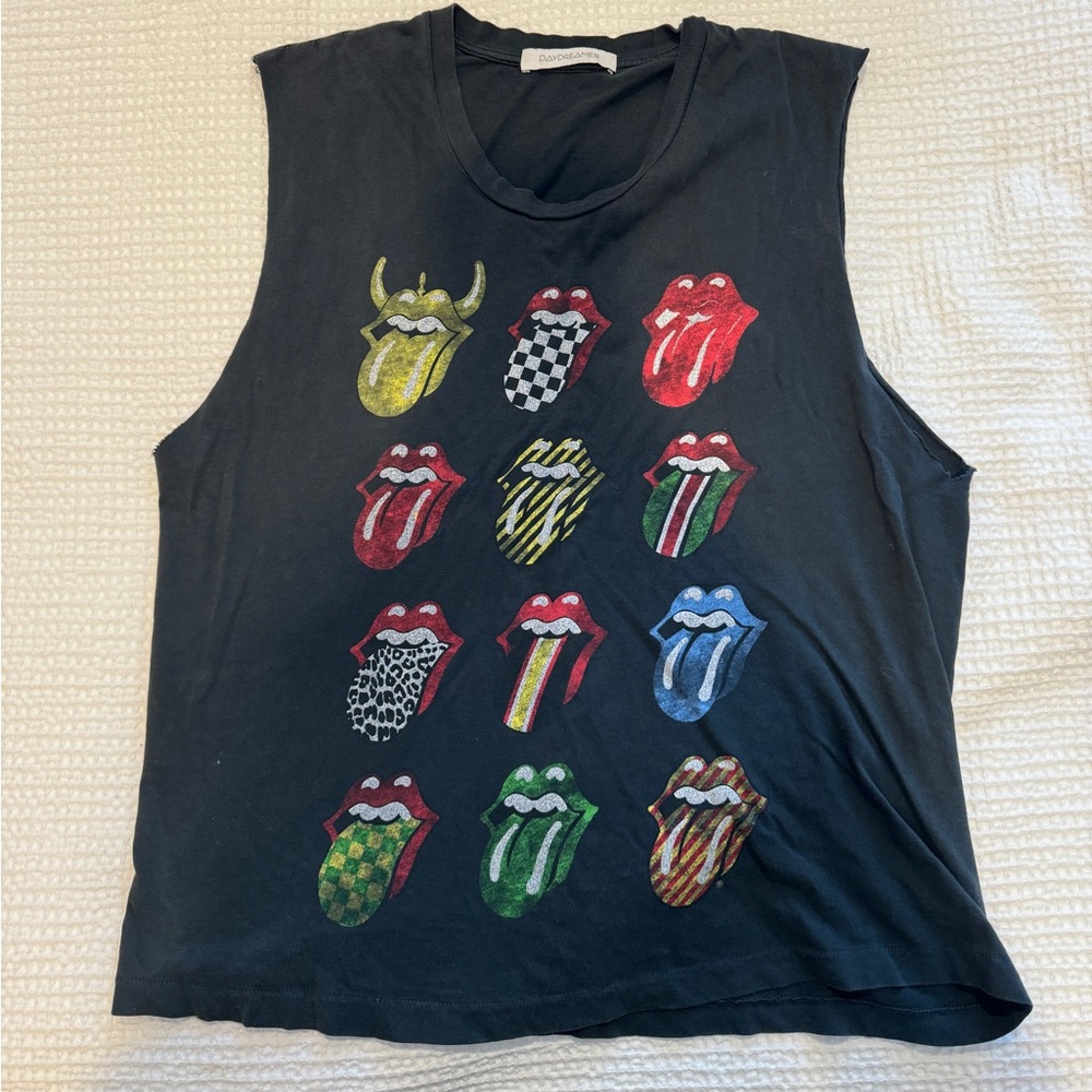 DAYDREAMER | Rolling Stones Muscle Tank | Medium